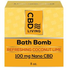 CBD Living Bath Bomb - Coconut Lime